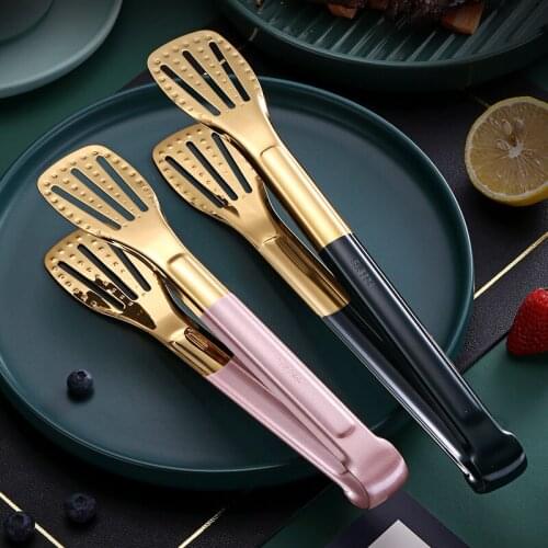 28.5/23.5CM Stainless Steel Food Tongs Metal BBQ Tongs Salad Bread Spaghetti Buffet Serving Tongs Kitchen Cooking Tools