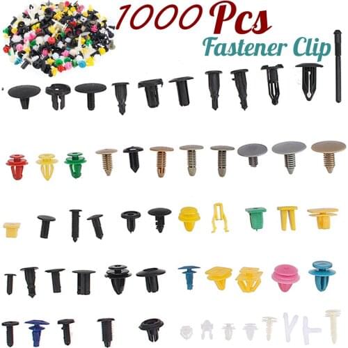 500x Mixed Fasteners Door Trim Panel Auto Bumper Rivet Car Clips Retainer Push Engine Cover for Fender Fastener Clips Universal