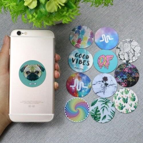 Car mobile phone holder stand for iphone xiaomi Metal Plate disk iron sheet grip For Magnetic Car Phone Holder stand