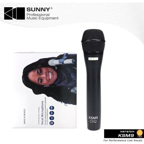 Free shipping Super-cardioid KSM9 , KSM9HS, KSM9/SL shure wired dynamic cardioid professional vocal microphone For Performan