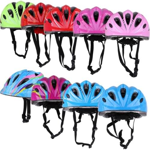 Cycling Children Bike Bicycle Helmet Scooter Safety Head Circumference Adjustable Size 49-59cm Protective Gear for Cycling