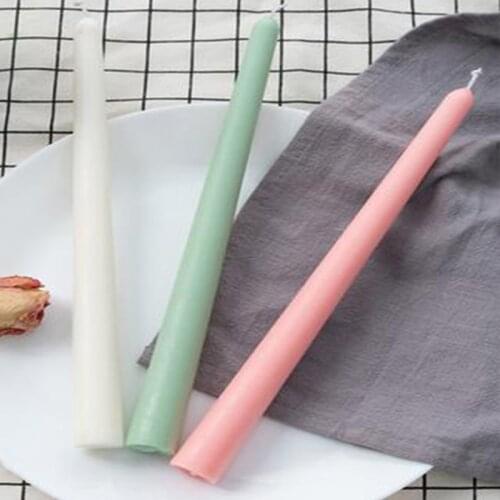 DIY Long Pole Cylindrical Candles Mold Non-stick Handmade Craft Wax Beeswax Soap Crayon Melt Making Tool