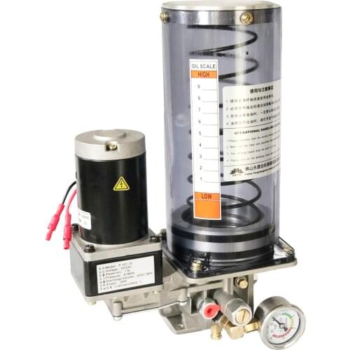 Electric lubrication pump grease lubricator piston oiler 6mm outlet DC24V PLC control P-101 YGL-G120 for centralized lubrication