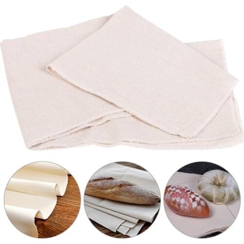 Fermented Linen Rag Cloth Proofing Dough Bakers Pans Bread Baguette Baking Mat Pastry Bakers Couche Proofing Cloth Pastry