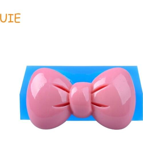 FYL527U 56.8mm Bow Flexible Silicone Mold - Bowknot Mold Cake Decoration, Sugarcraft, Fondant, Jewelry, Cookie Biscuit, Resin