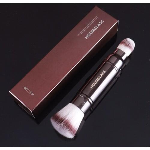 Foundation Brush - Double-ended Liquid Powder Highlighter Face Makeup Brushes Tools Professional Beauty Cosmetics maquillaje