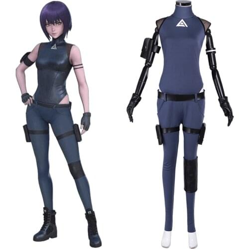Ghost in the Shell Cosplay Costume kusanagi motoko Costume Girls Sexy Bodysuit Jumpsuit Custom Made L321