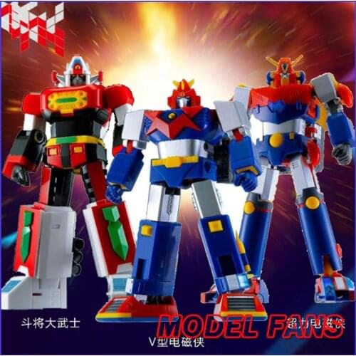 MODEL FANS Super Electromagnetic Machine Voltes V Daimos Toys Mini Action Series VOLTES-V Action Figure toy