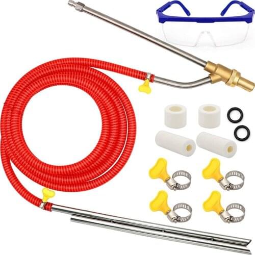 SHGO HOT-Pressure Washer Sandblasting Kit, Wet Sandblaster Attachment, 5000 PSI, 1/4 Inch Quick Disconnect 1Set