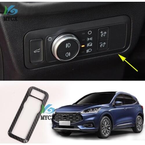1pcs For Ford Kuga Escape 2020 2021 ABS Car Switch Panel Sticker Cover Trim Car Accessories