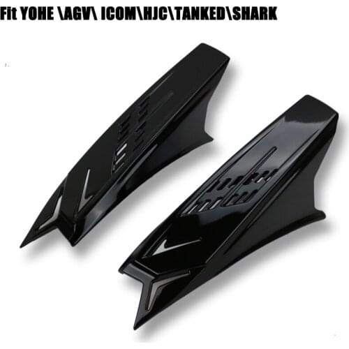 One pair Motorcycle helmet horn Motocross helmet corner Personality OX horns for ICOM HJC SHARKYOHE 966 helmet