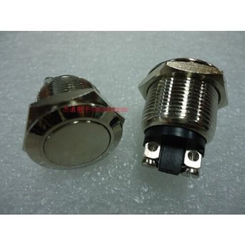 Original new 100% 19MM metal copper foot waterproof explosion-proof switch reset auto power button switch computer