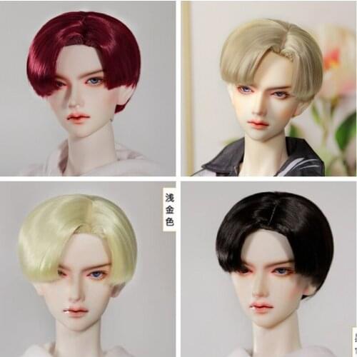 1/3 Scale BJD Wig Urban Youth Handsome Boy Short Hair Styling Wigs For BJD/SD SD13 SD17 SSDF Strong Uncle Doll Accessories C1124