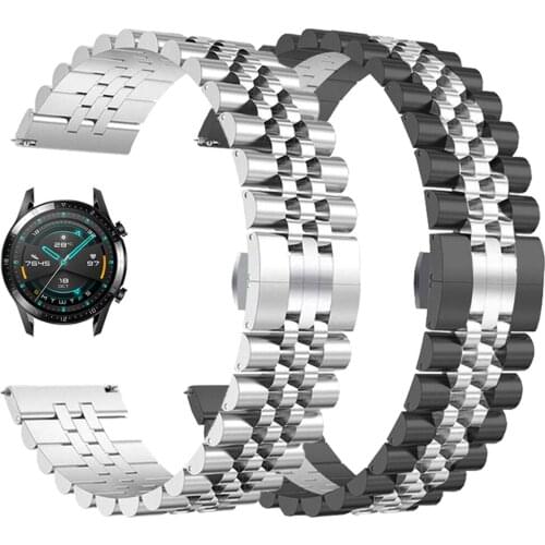 For HUAWEI WATCH 3 3Pro Band Luxury Wrist Strap for Huwei GT 2 42/46mm GT2 Pro Luxury Stainless Steel Bracele Watchband 20/22mm