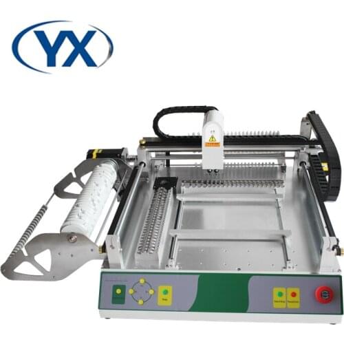 IC Electronic Component Pcb Assembly Desktop SMT Pick and Place Machine Vision TVM802B