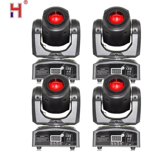 Moving Head Spot Dj Lights Mini 10w Gobo With Manual Focus Lyre Led Light For Home Party Stage Lighting 2pcs/Lot