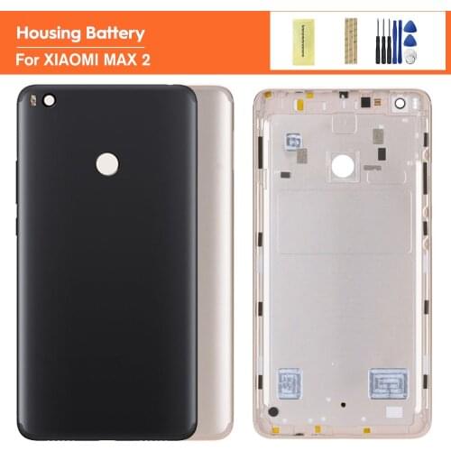 Max2 Battery Back Cover For Xiaomi Mi Max 2 MiMax2 Back Battery Door Rear Housing Cover Case Chassis Shell replacement parts