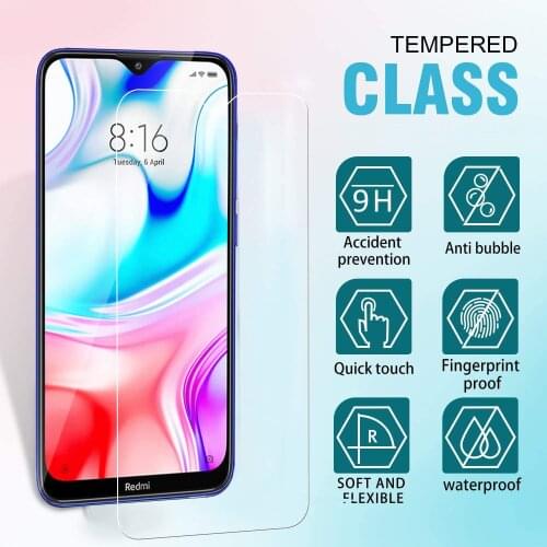 9H Tempered Glass For Xiaomi Redmi 8 8A 7 7A Screen Protector Glass Redmi Note 9S 8 8T 7 9 Pro Max Safety Protective Glass Film