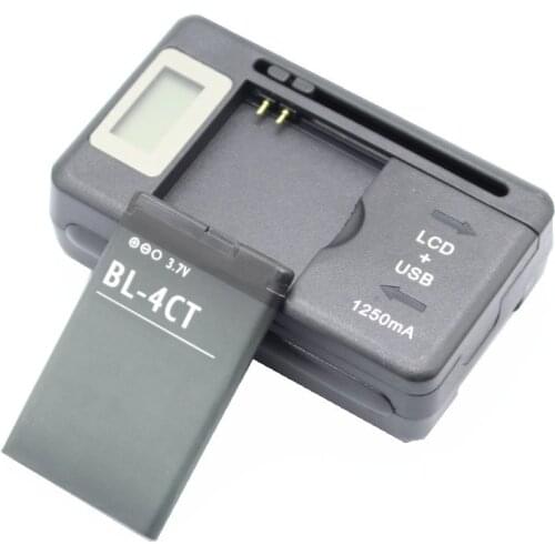 1x 860mAh BL-4CT Replacement Battery + LCD Charger For Nokia 5310XM 5630XM 6700S X3 X3-00 7230 2720 7310C 5730XM 6600f 7210c