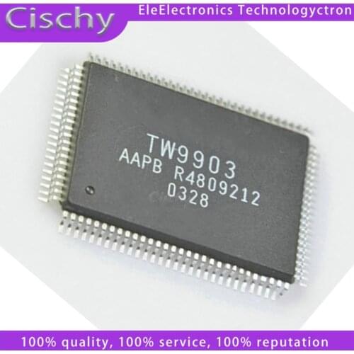 2pcs/lot TW8817-DETA3 TW8817 TW8827-DETA3-GR TW8827 TW8832-LB1-CR TW8832 TW8832S-DELA2-GR TW8832S TW9903-AAPB TW9903 QFP-80