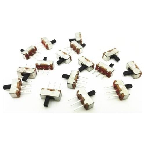 20pcs SS12D00G4 SPDT 1P2T 2 Position 3 Pin PCB Panel Vertical Slide Switch