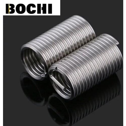 25pcs M12/M14*1.75*1D-3D Wire Thread Insert , Screw Bushing , stainless steel Wire Screw Sleeve Thread Repair