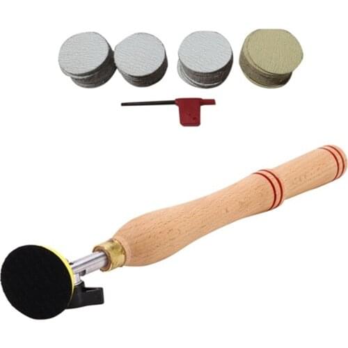 52 Pieces Wood Bowl Sander Sanding Tool with Sanding Disc for Lathe Wood Turning Tool Woodworking