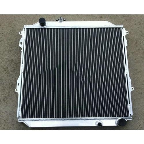 Aluminum for Manual Toyota Hilux Surf KZN185 3.0L Diesel 1996-2002 MT 97 98 99 00 01 02 MT Racing aluminum radiator