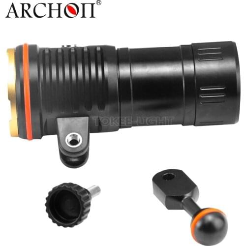 Archon DM20 CREE LED 5200 Lumens Diving Flashlight Underwater Photographing With Battery Pack