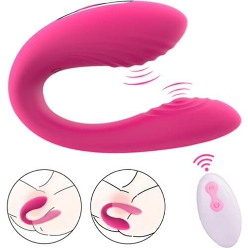 Wearable Vaginal Vibrator U Shape 5 Frequency Vibrating Massager Clitoris Stimulator Female Masturbation Sex Toys For Women