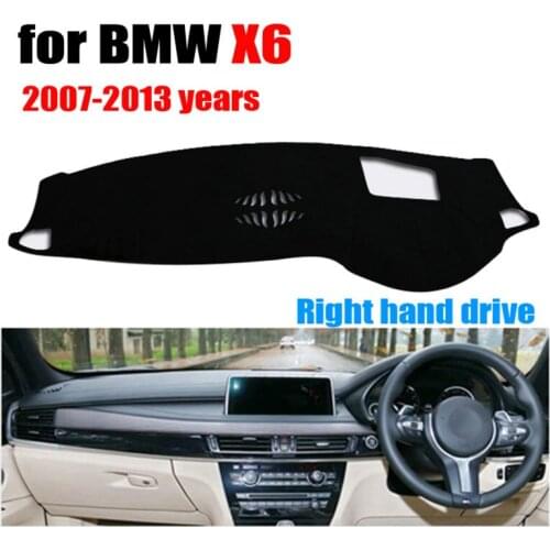 Car dashboard covers for BMW X6 High configuration 2007-2013 Right hand drive dashmat pad dash cover auto dashboard accessories