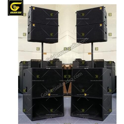 A102 Dual 10 Inch Line Array Speaker Neodymium Components + A18 Single 18 Inch Modular Suwboofer Bass DJ Equipment
