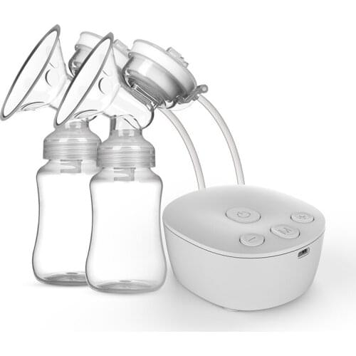 Bilateral Electric Breast Pump Postpartum Milk Suckling Ultra-Quiet Large Suction Electric Breast Pump Milker breast pump