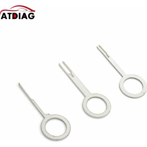 Hot sale 3pcs Auto Car Plug Circuit Board Wire Harness Terminal Extraction Pick Connector Crimp Pin Back Needle Remove Tool Set