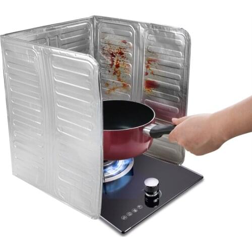 HILIFE Insulate Oil Splatter Screens Kitchen Gadgets Oil Removal Rust Plate Aluminium Foil Plate Gas Stove Splash Proof Baffle