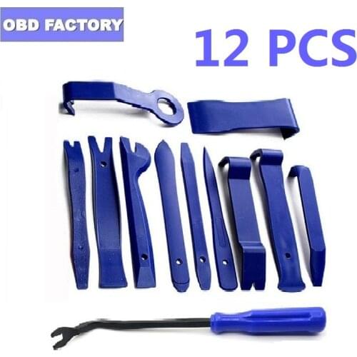 Best 4Pcs/7pcs/13pcs/19pcs Automobile Audio Door Clip Panel Trim Dash Auto Radio Removal Pry Tool Set Car Panel Removal Tools