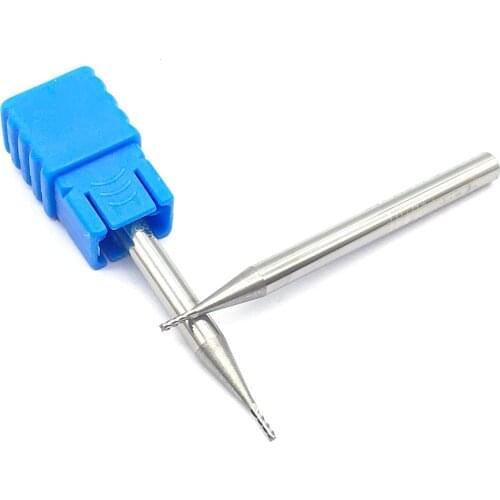 Endmill 1PCS HRC50 3F 1.0XD4X50L Alloy Carbide Tungsten Steel Milling Cutter End Mill For Aluminum Machining CNC End Mills