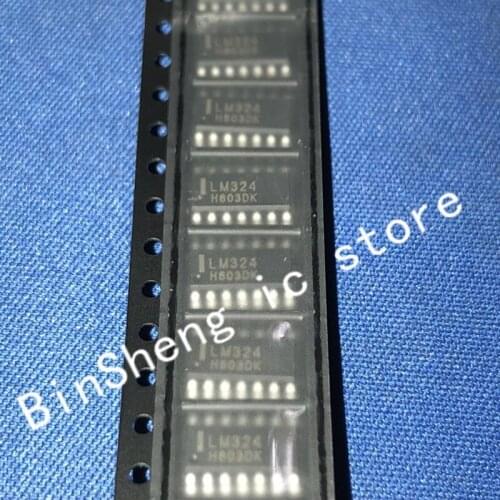 LM324 LM324D SOP14 LM324DR SOP 324 SOP-14 SMD new and original IC Chipset 10PCS