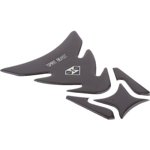 Motorcycle Gas 3D Fuel Oil Tank Pad Protector Decal Sticker Rubber #3