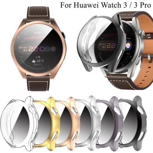 Soft Protect Case for Huawei Watch 3/3 Pro Cover Thin TPU Bumper Lightweight Case Protection Sport Shell for Huawei Watch 3 Pro