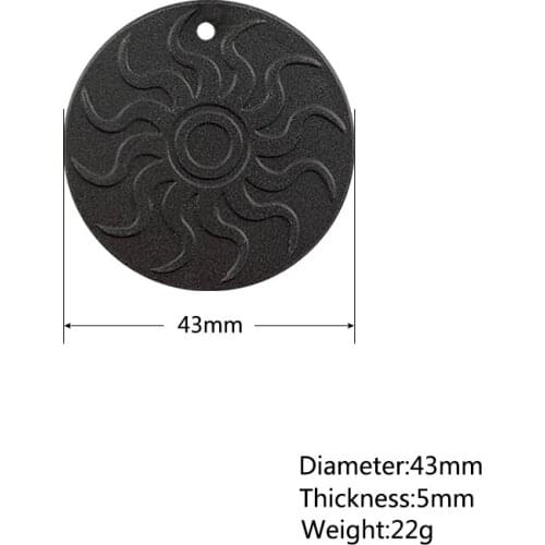 High Ions Lava Pendants Necklace Scalar Energy Charms Jewlery