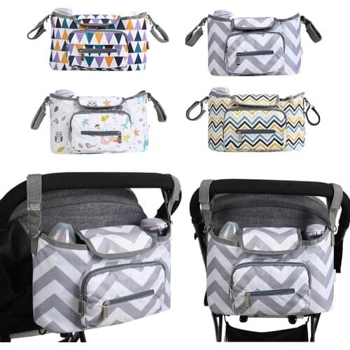 Diaper Bag Baby Stroller Organizer Pram Buggy Cart Bottle Holder Hanging Bags Yoya Waterproof Stroller Accessories for Mummy Bag