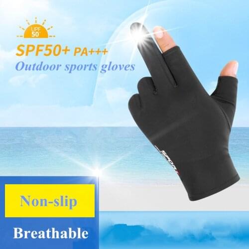Cycling Fishing Non-Slip Breathable Thin Full Finger Unisex Gloves