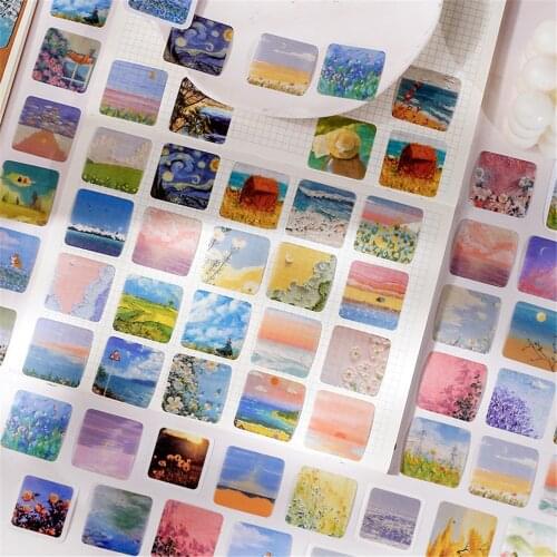 200pcs Fashion Ins Style Stickers Kawaii Stationery DIY Scrapbooking Hand Account Journal Decoration School Office Supplies