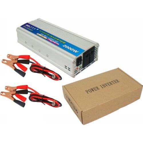 2000Watt modified sine wave inverter use in Car DC12V to AC220V 50HZ power inverter