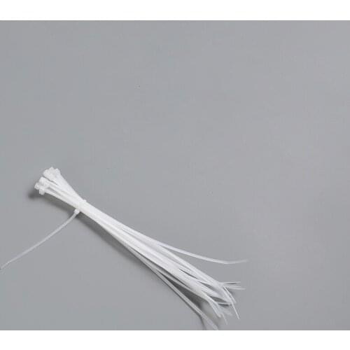 3*100 cable tie Self-locking plastic nylon tie White Organiser Fasten Cable Wire Cable Zip Ties