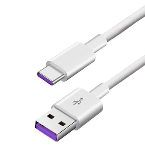 5A USB Type C Cable for Huawei P40 Pro Mate 30 P30 Pro Supercharge 40W Fast Charging USB-C Charger Cable for Phone Cord