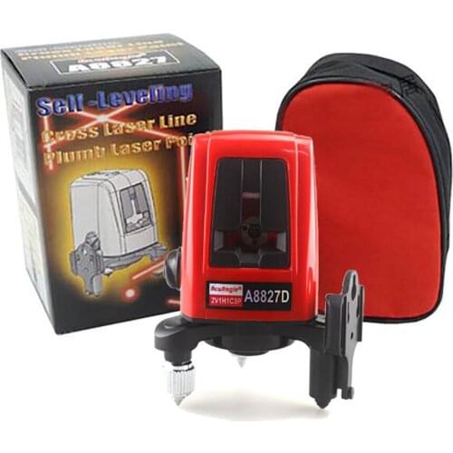 A8827D Laser Level 360degree 3 Lines 3 points Red Line Laser Levels Measuring Tool for Construction Diagnostic-tool
