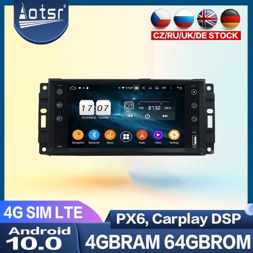 Android Radio Car DVD Player For Jeep Compass Wrangler Full Touch Car Multimedia Player GPS Navigation 2K Auto Stereo Head Unit