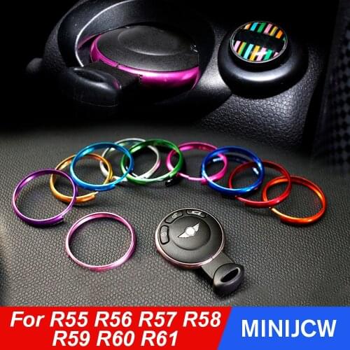 Car Key Chain Ring Holder Protector Keychain For Mini Cooper Key JCW S One R55 R56 R57 R58 R59 R60 R61 Car Accessories Styling